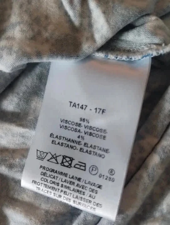 Blauw/wit tanktop, ananas motief, Caroll T36 – photo 6